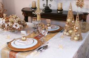 Christmas table setting 2